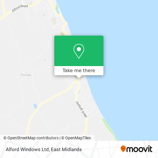 Alford Windows Ltd map