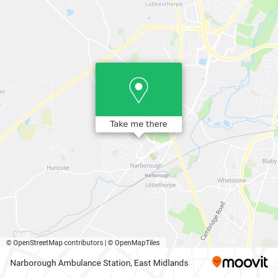 Narborough Ambulance Station map