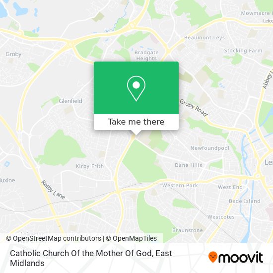 Catholic Church Of the Mother Of God map