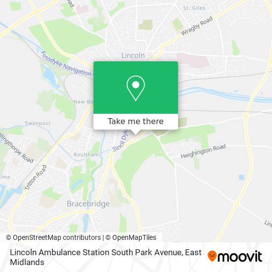 Lincoln Ambulance Station South Park Avenue map