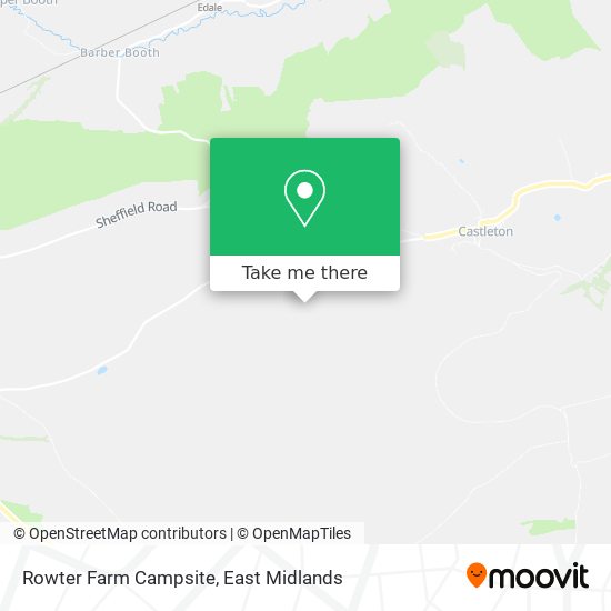 Rowter Farm Campsite map