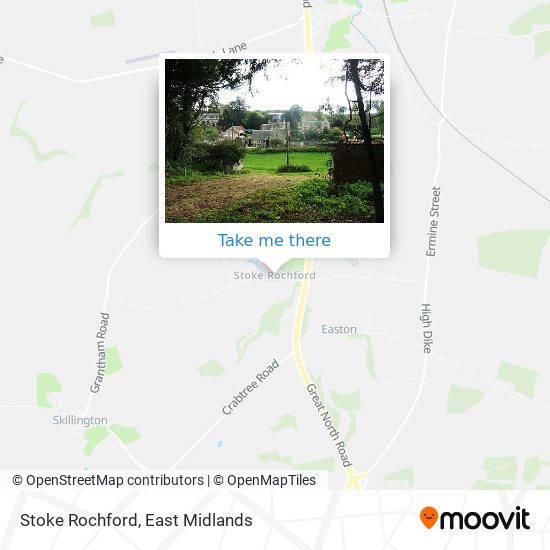 Stoke Rochford map