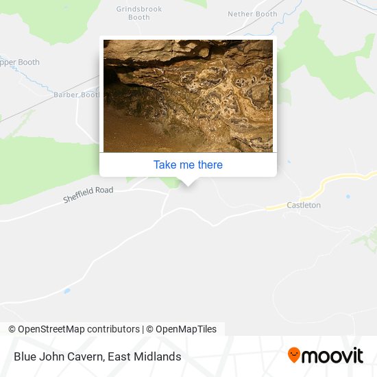 Blue John Cavern map