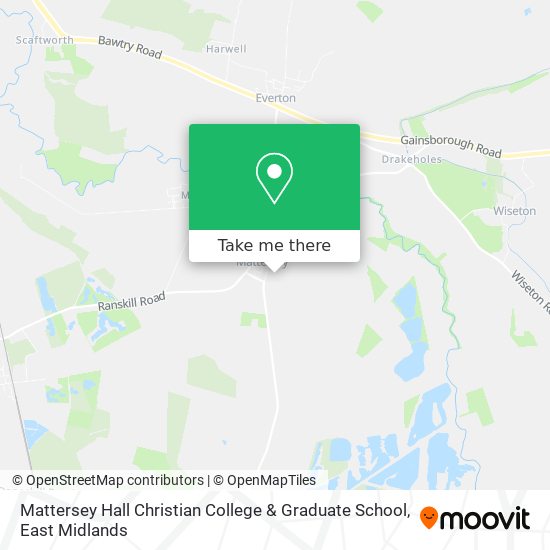 Mattersey Hall Christian College & Graduate School map