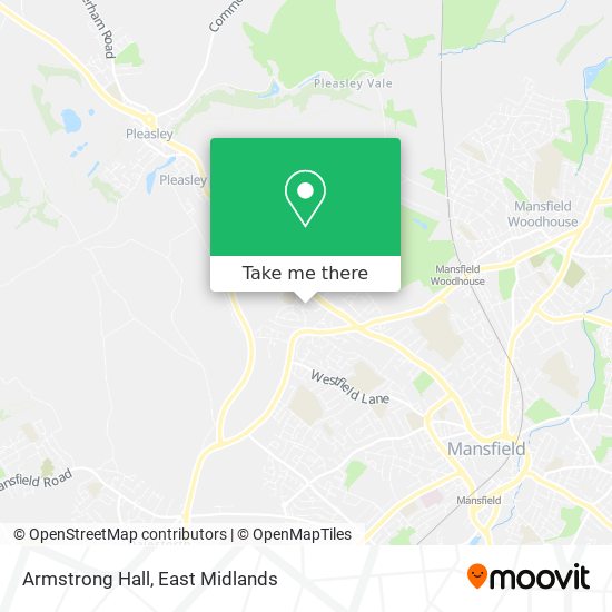 Armstrong Hall map