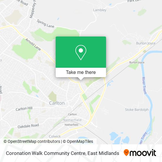 Coronation Walk Community Centre map
