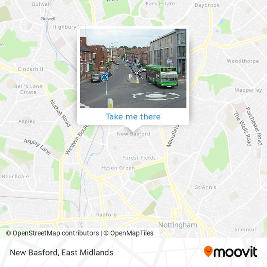 New Basford map