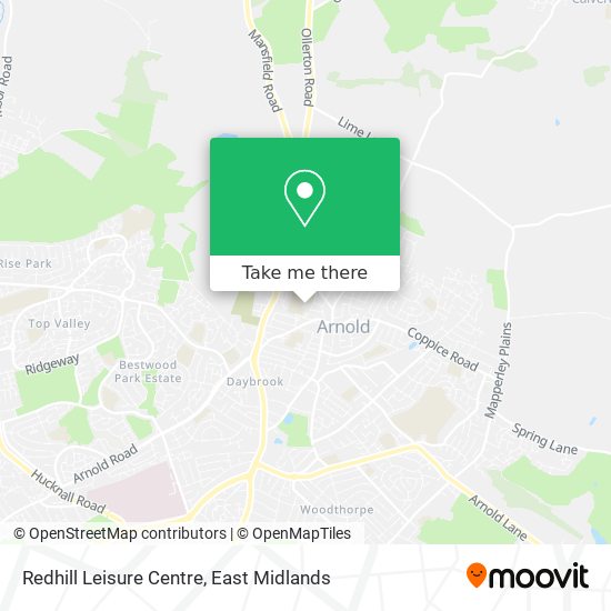 Redhill Leisure Centre map
