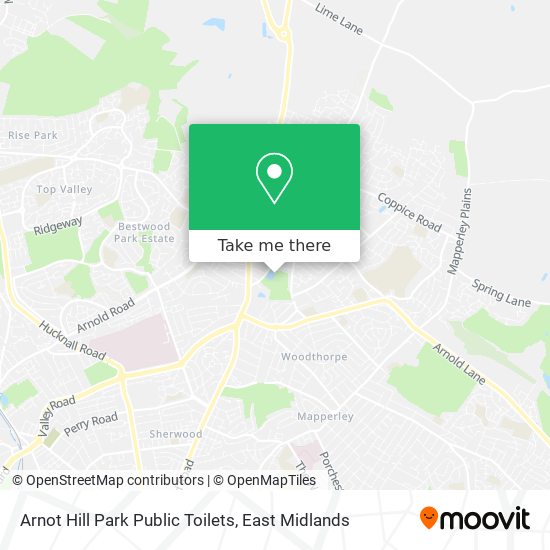 Arnot Hill Park Public Toilets map