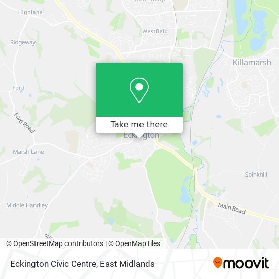 Eckington Civic Centre map