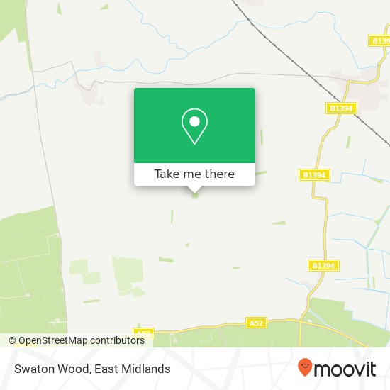 Swaton Wood map