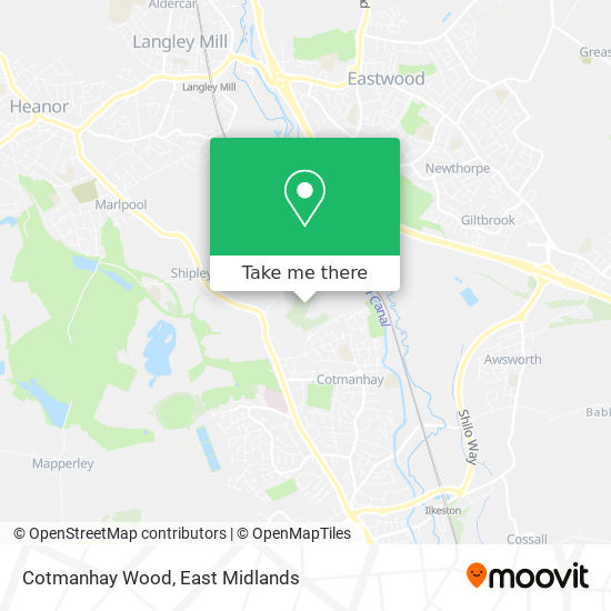 Cotmanhay Wood map