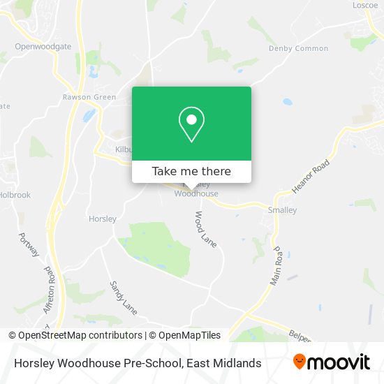 Horsley Woodhouse Pre-School map