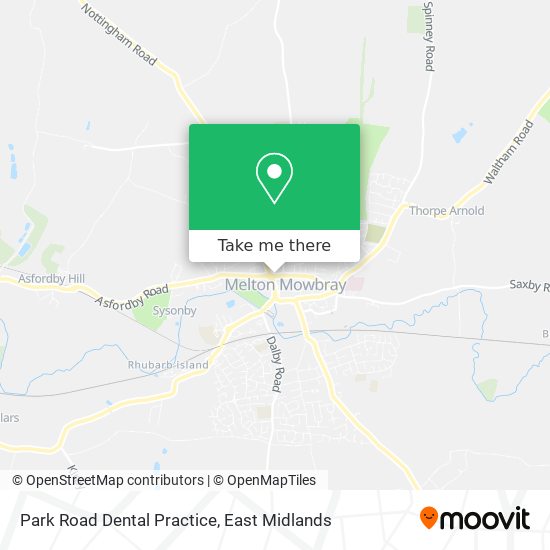 Park Road Dental Practice map