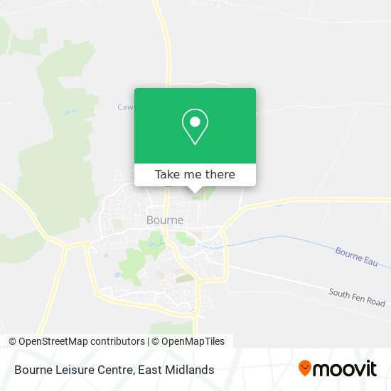 Bourne Leisure Centre map