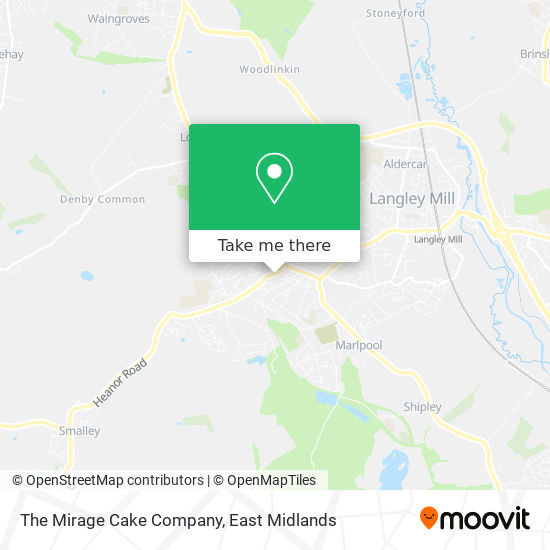 The Mirage Cake Company map