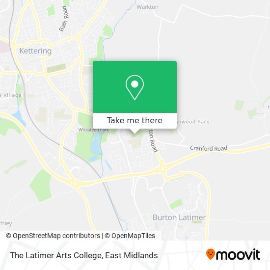 The Latimer Arts College map