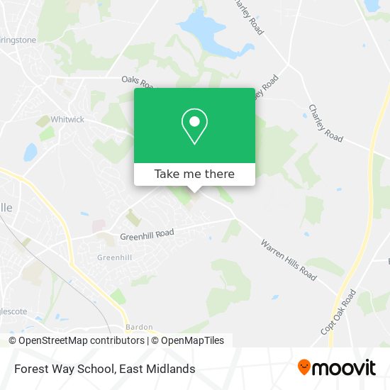 Forest Way School map