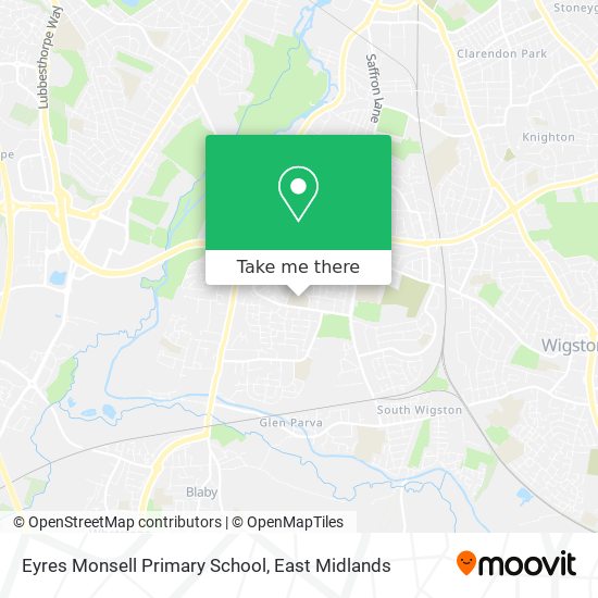 Eyres Monsell Primary School map