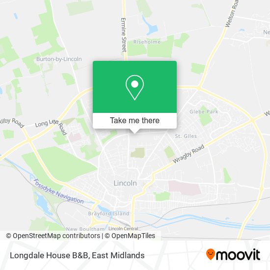 Longdale House B&B map
