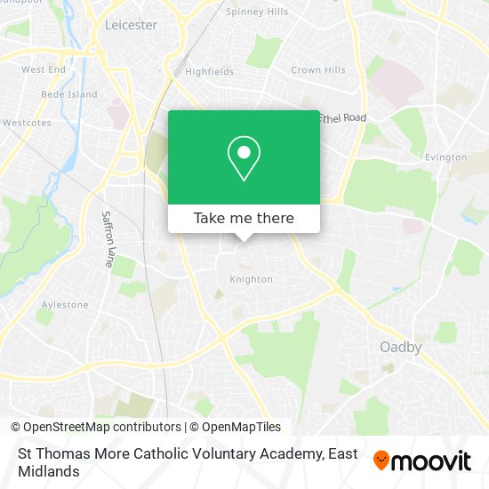 St Thomas More Catholic Voluntary Academy map