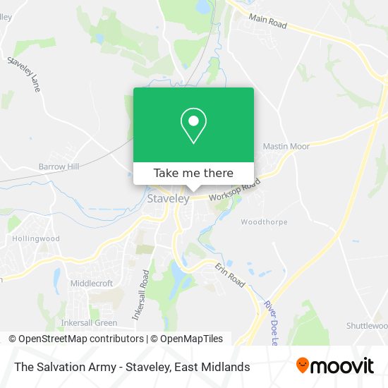 The Salvation Army - Staveley map