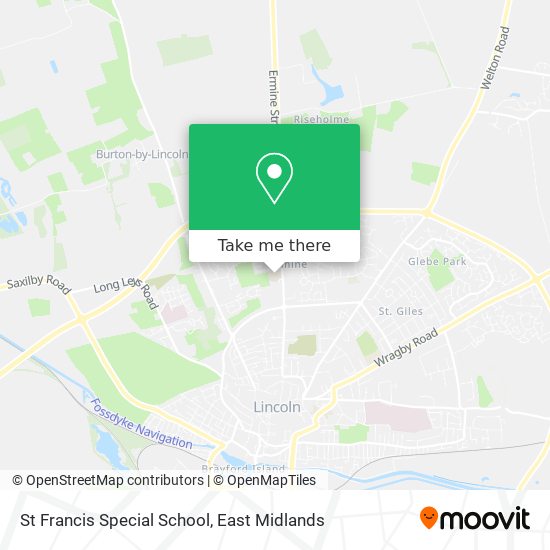 St Francis Special School map