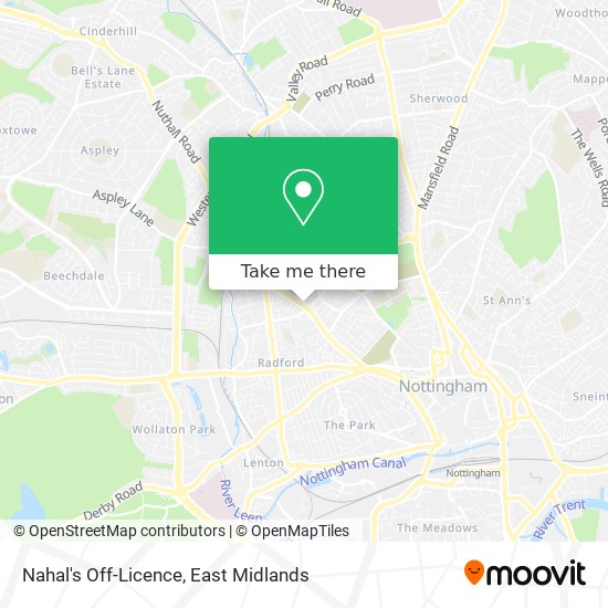 Nahal's Off-Licence map