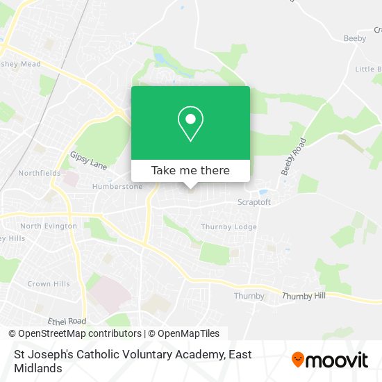 St Joseph's Catholic Voluntary Academy map