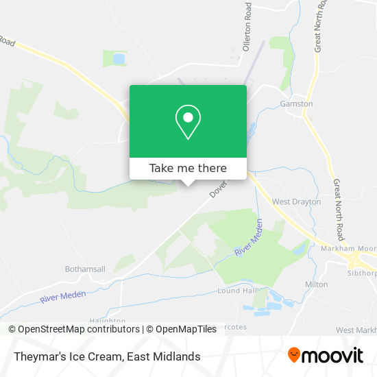 Theymar's Ice Cream map