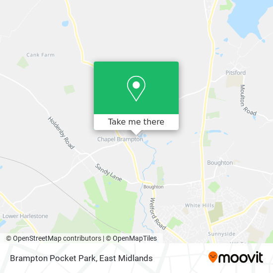 Brampton Pocket Park map