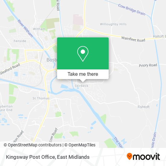 Kingsway Post Office map