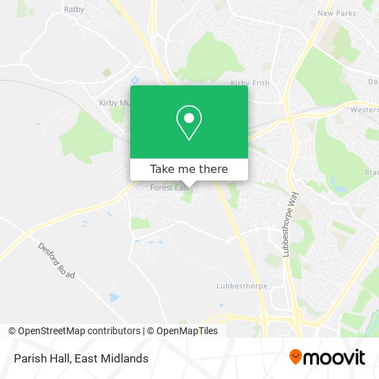 Parish Hall map