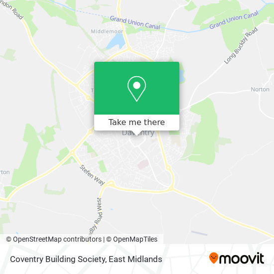 Coventry Building Society map