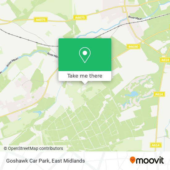 Goshawk Car Park map
