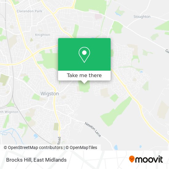 Brocks Hill map