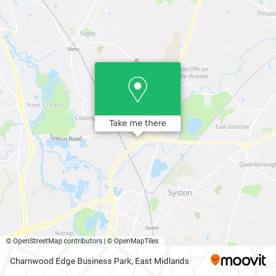 Charnwood Edge Business Park map