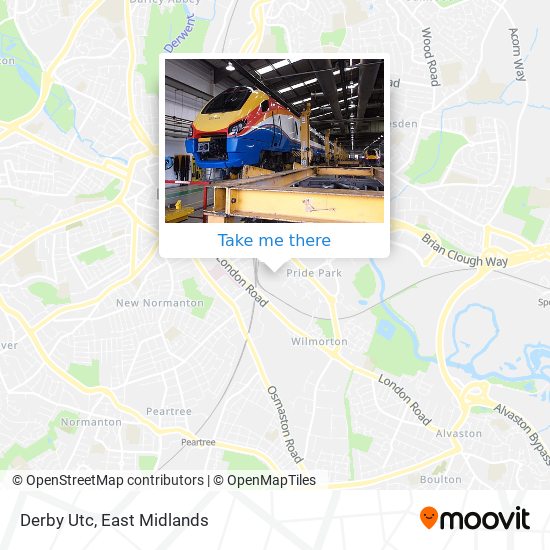 Derby Utc map