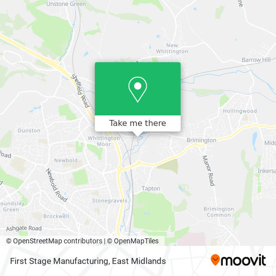 First Stage Manufacturing map