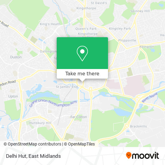 Delhi Hut map