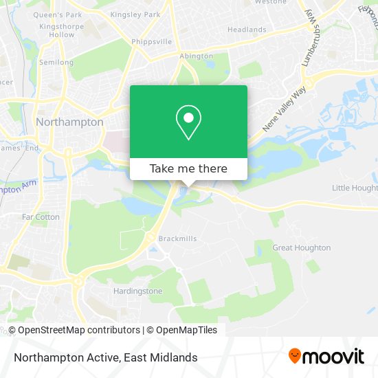 Northampton Active map