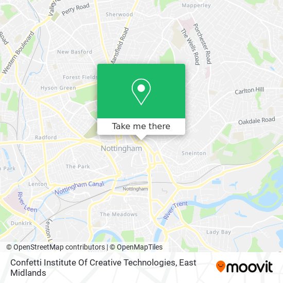 Confetti Institute Of Creative Technologies map