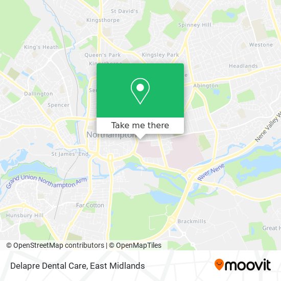 Delapre Dental Care map