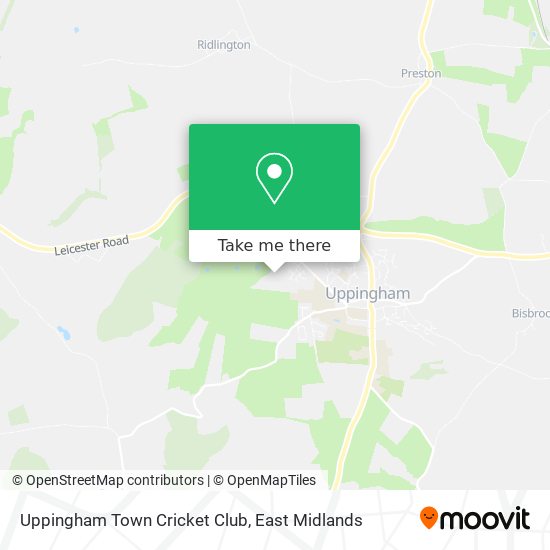 Uppingham Town Cricket Club map