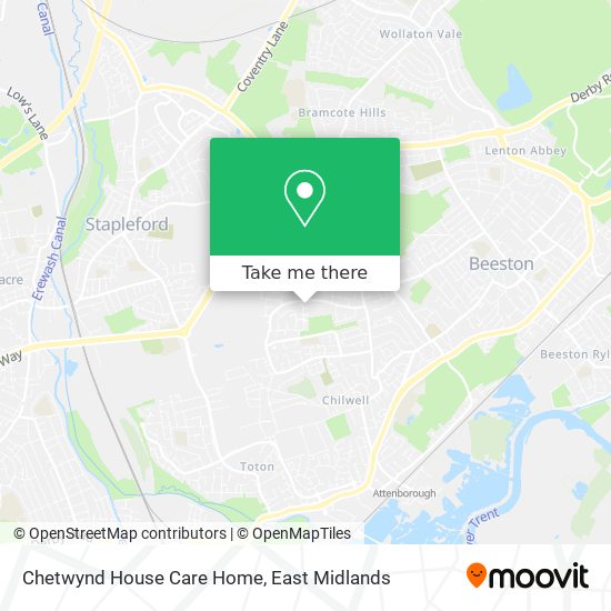 Chetwynd House Care Home map
