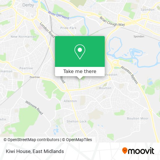 Kiwi House map