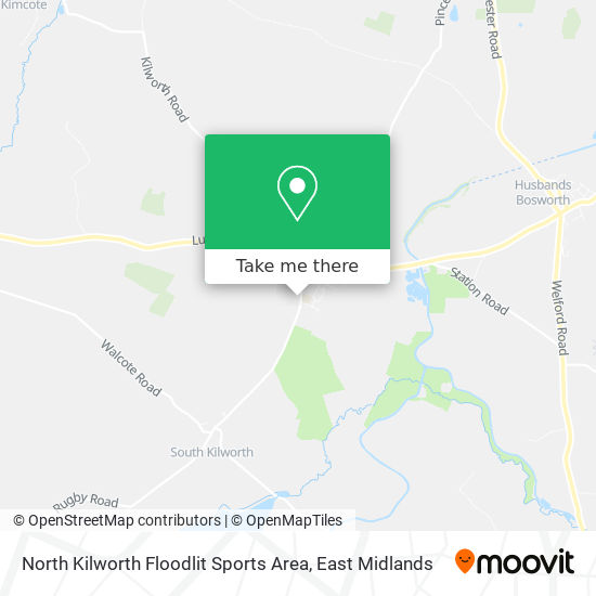 North Kilworth Floodlit Sports Area map