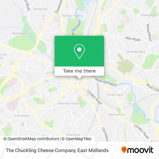 The Chuckling Cheese Company map
