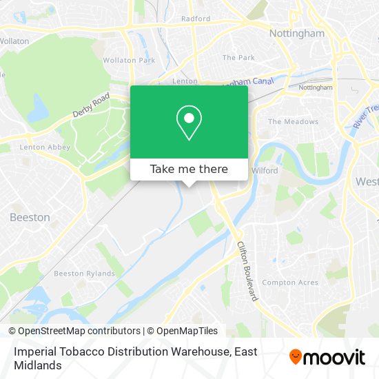 Imperial Tobacco Distribution Warehouse map