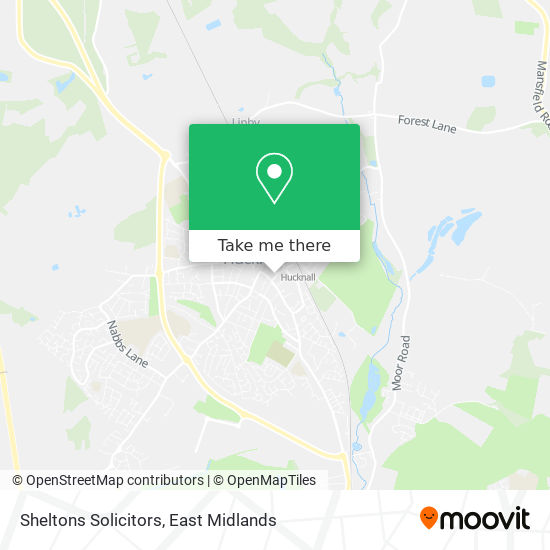 Sheltons Solicitors map